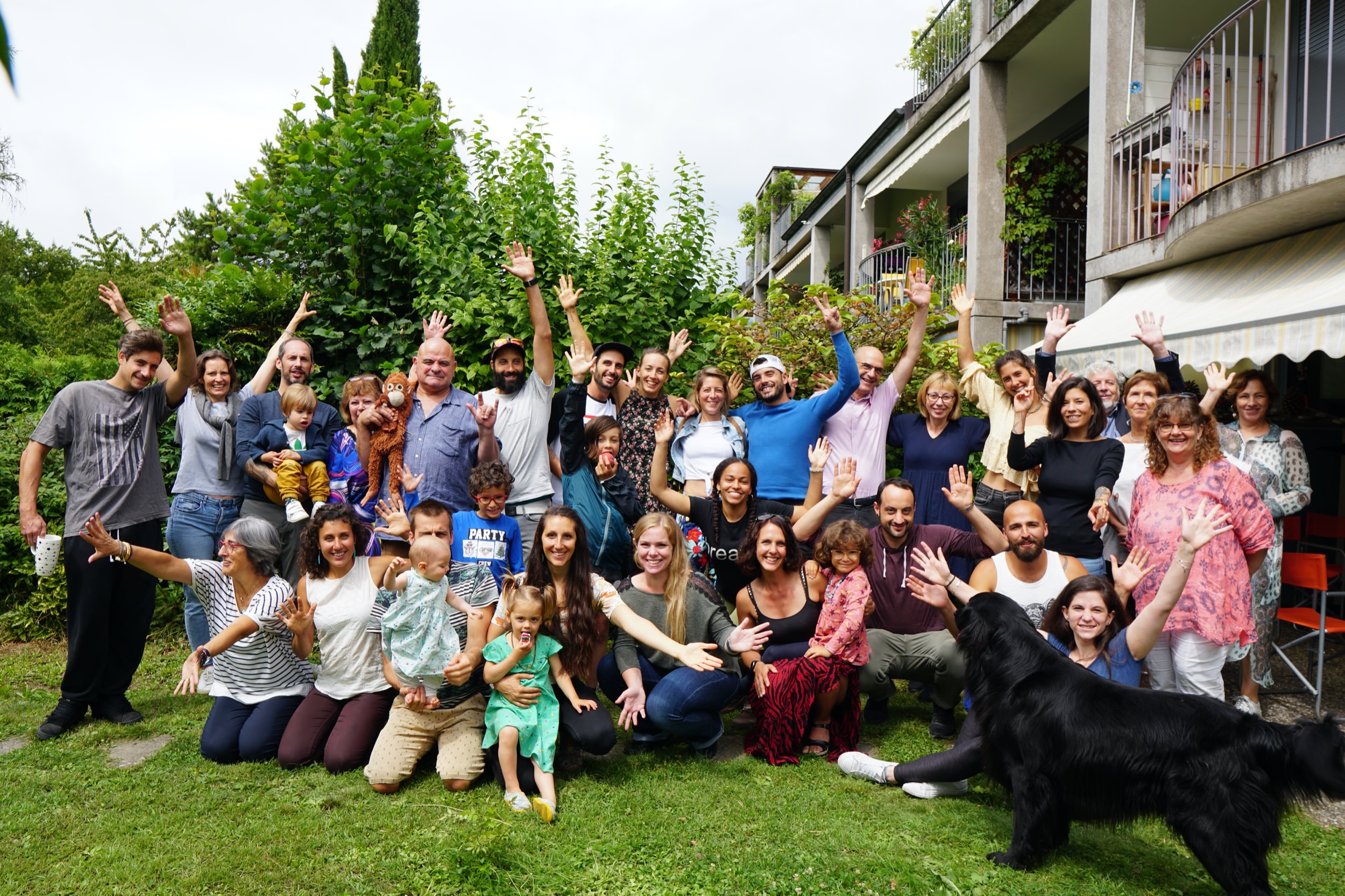 Farewell party with friends and family, Geneva, August 1 2021
