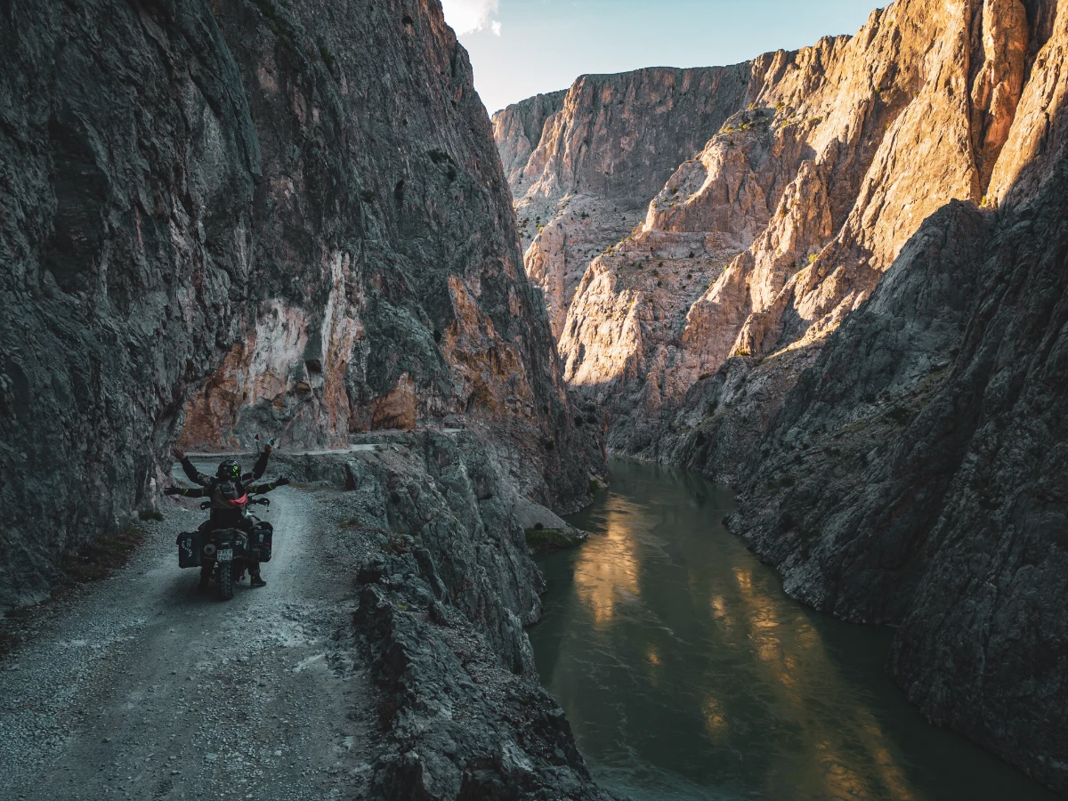 Dark Canyon drone vue Turquie