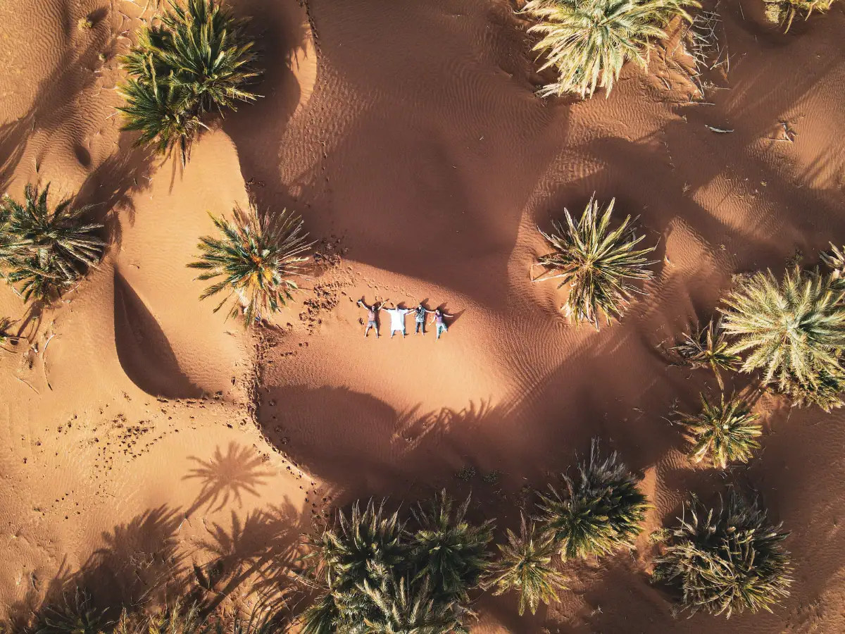 Sand dunes of Merzouga, Sahara Desert, Morocco