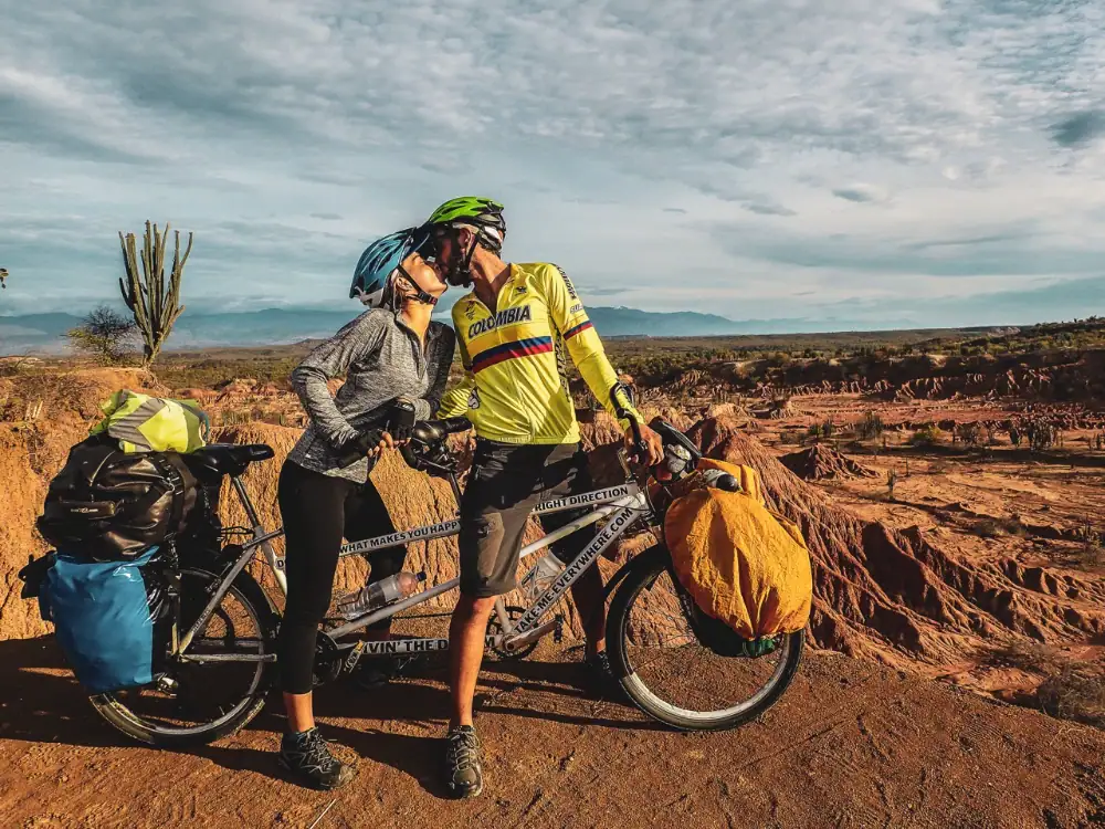 Tandem en Colombie — désert de Tatacoa