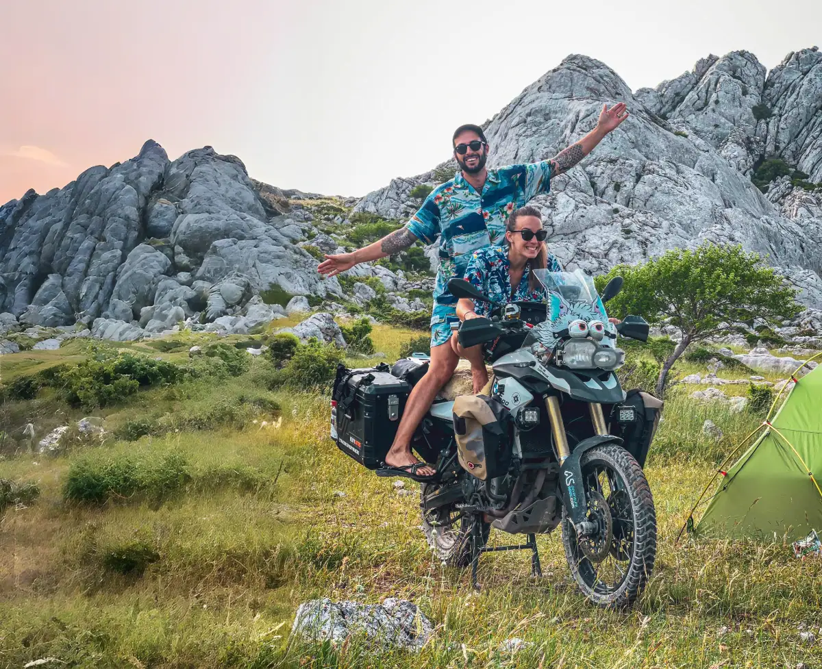 Tulove Grede, Croatia — wild camping at the film set location
