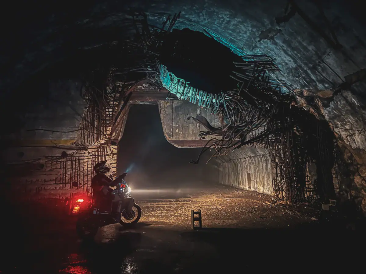 Željava Air Base, Croatia — riding Falkor inside the abandoned base