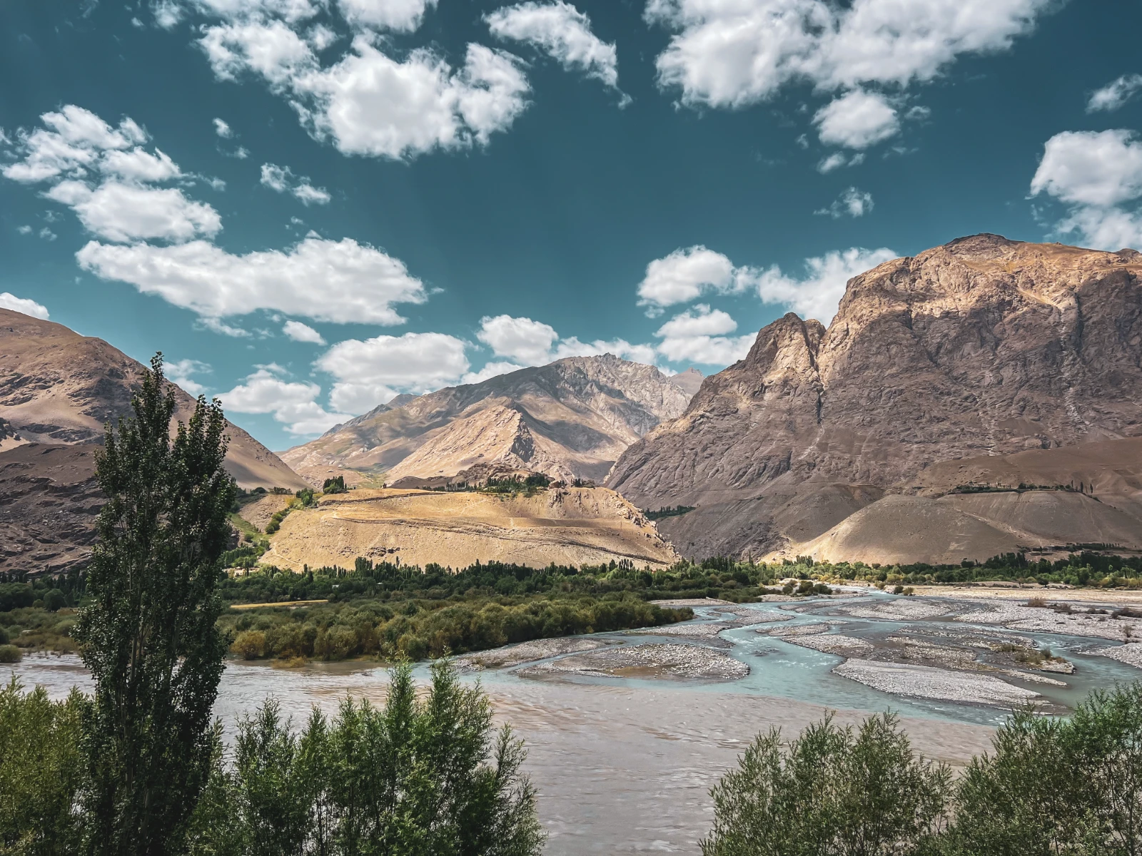 Typical Pamir landscape