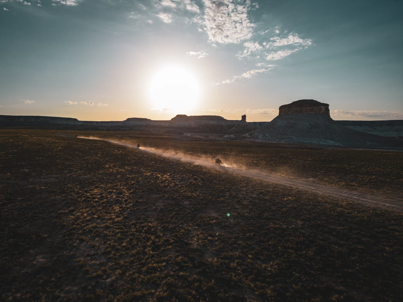 Motorcycle navigation in the Mangystau Desert — Carpuride W702 Pro