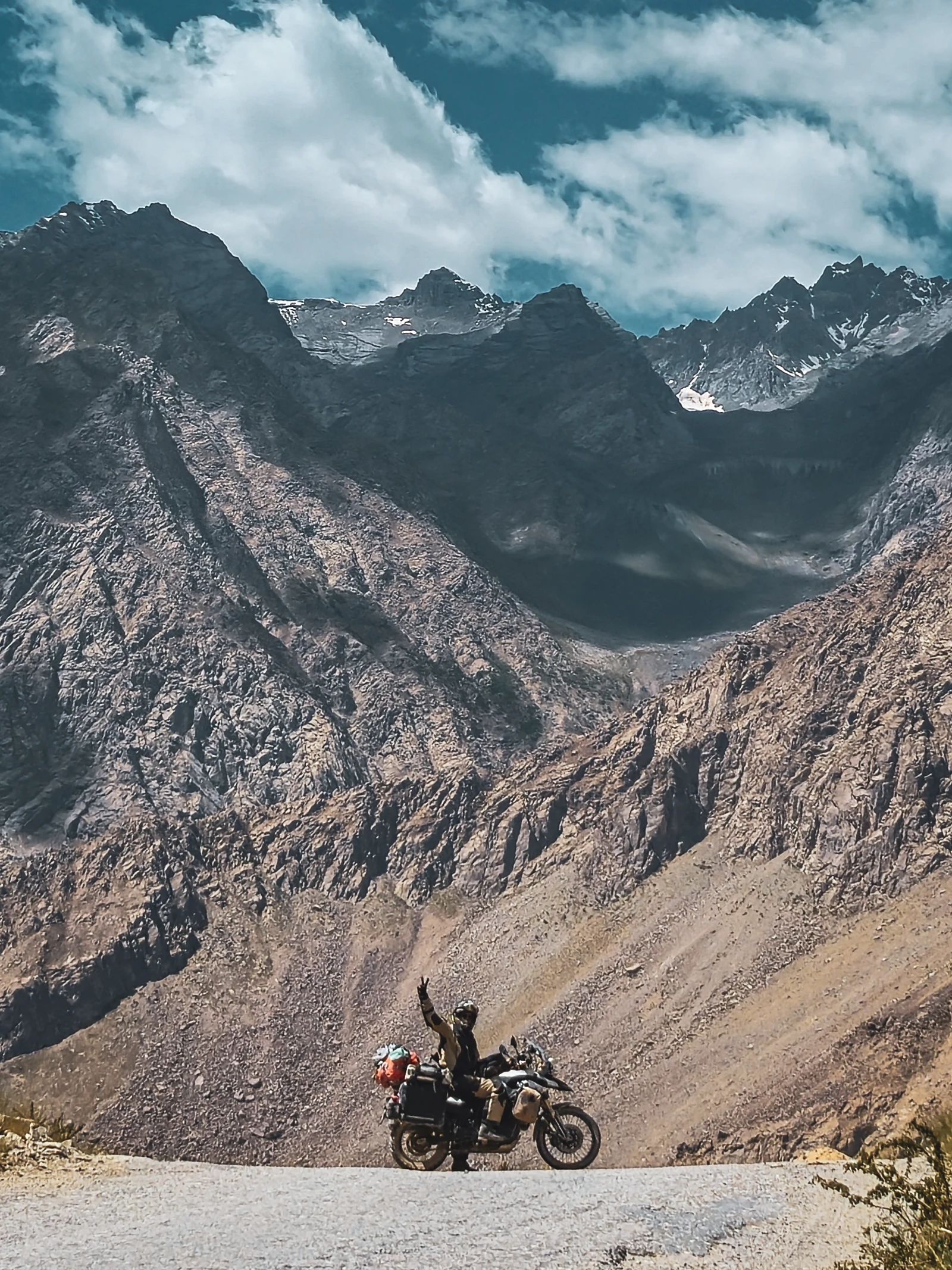Feeling very small on the Pamir Highway