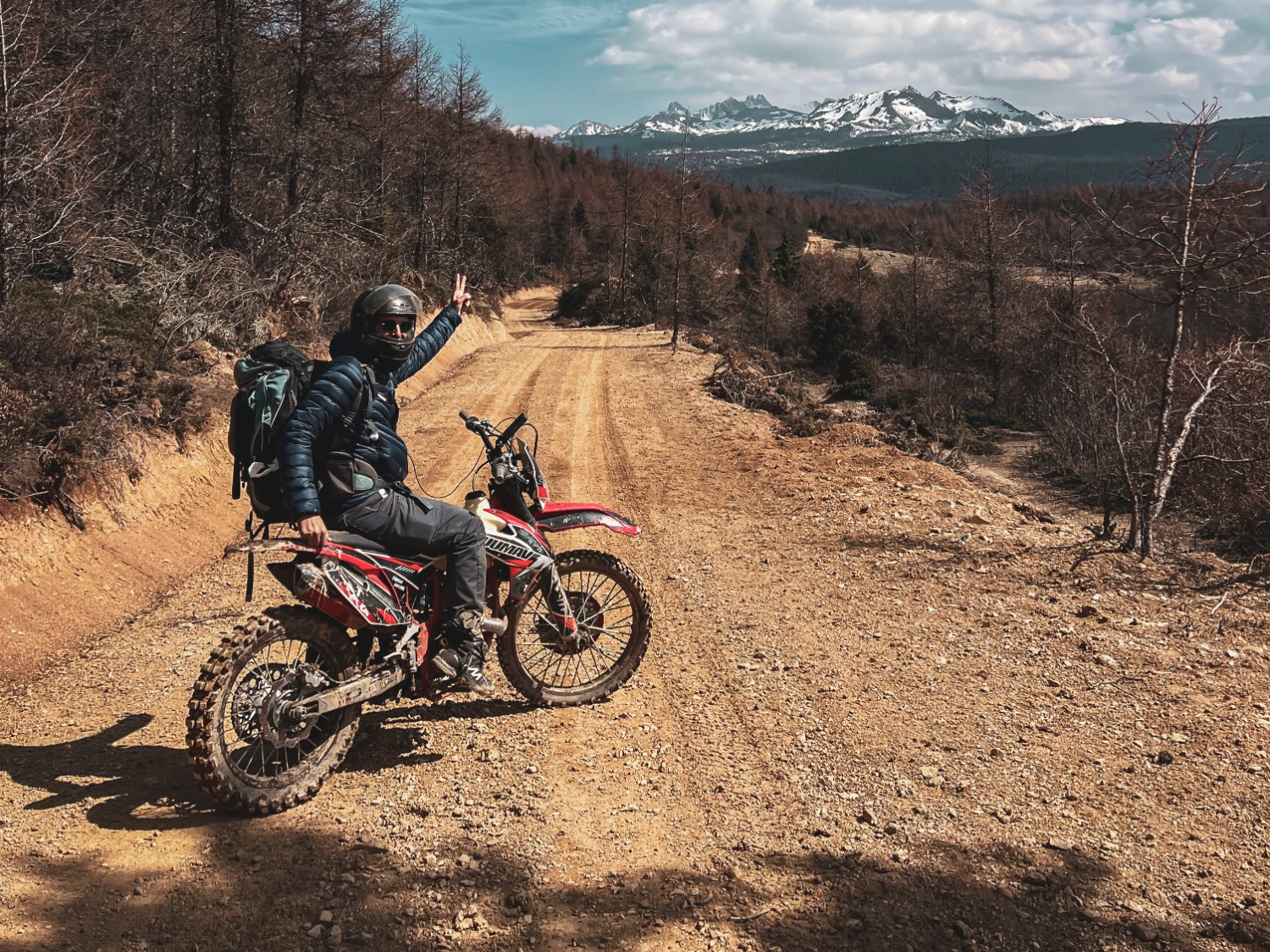 motorcycle travel Tibet Historical Sichuan China motocross