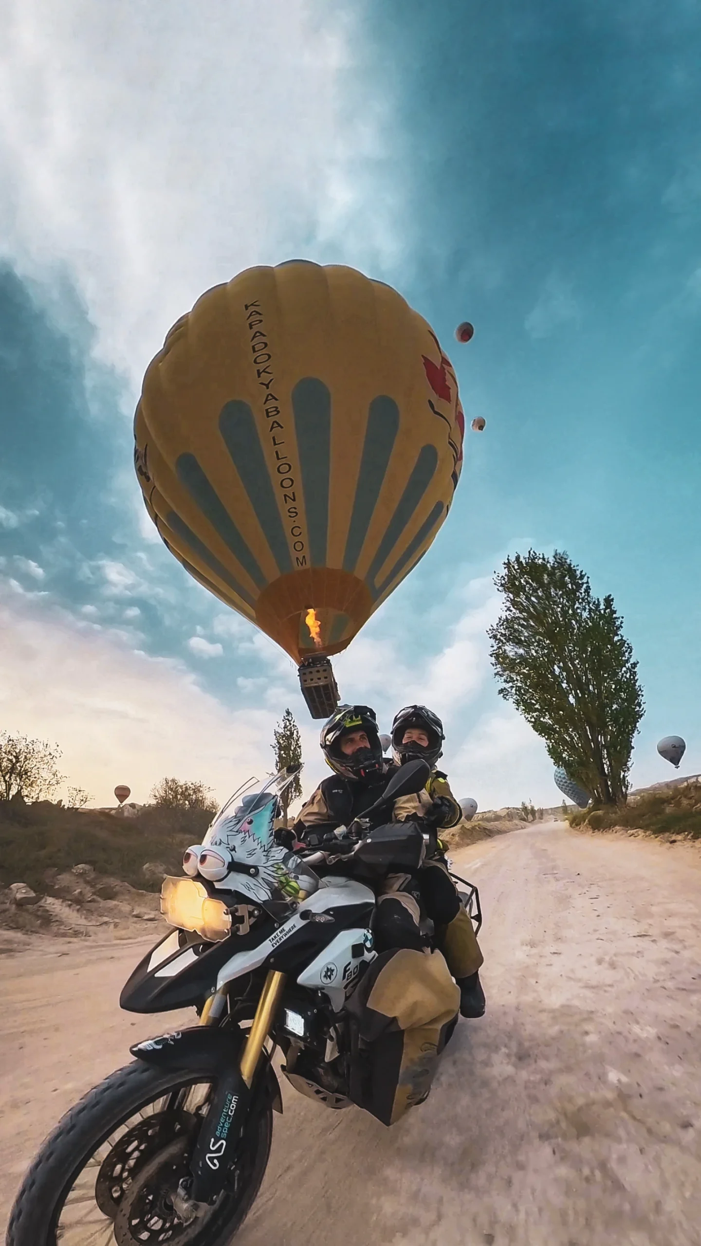 Motorbike in Cappadocia