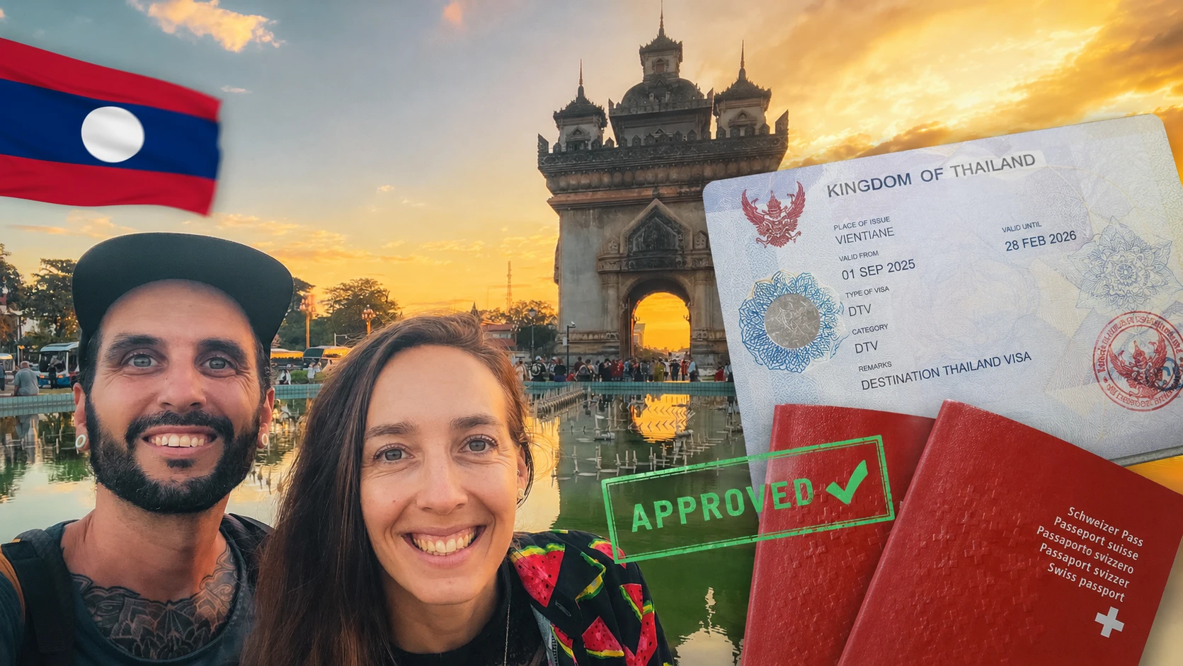 How to get the DTV visa Thailand in Vientiane, Take Me Everywhere