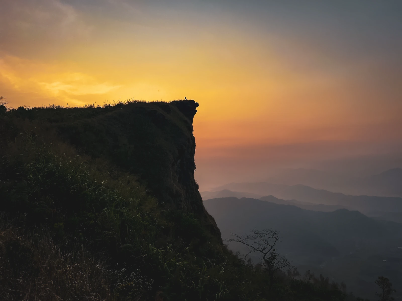 Phu Chi Fa sunrise viewpoint Thailand